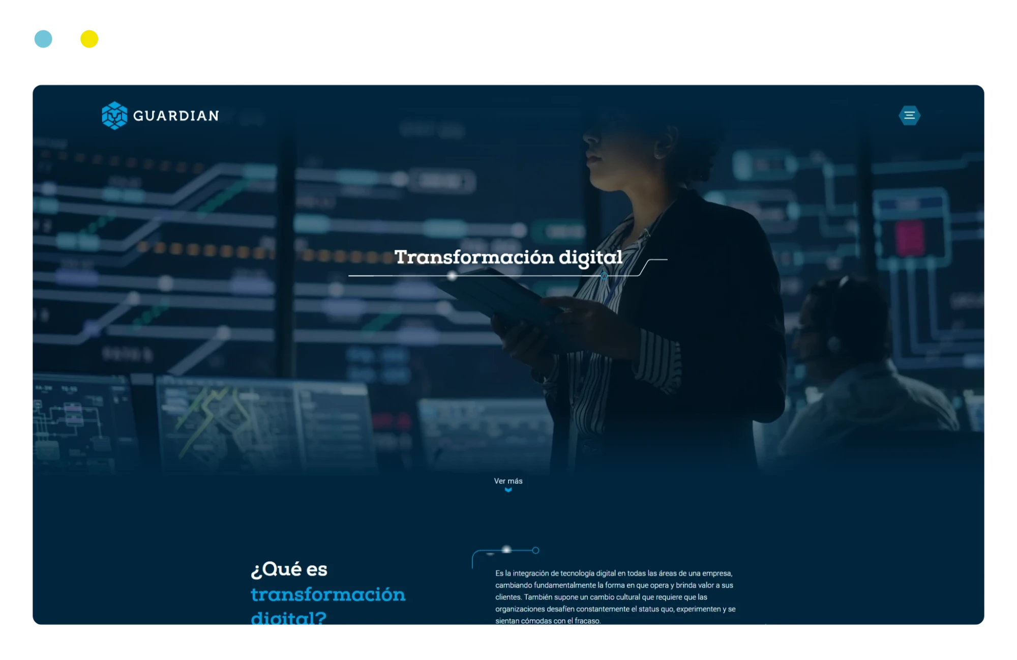 Guardian - Sitio web corporativo WordPress