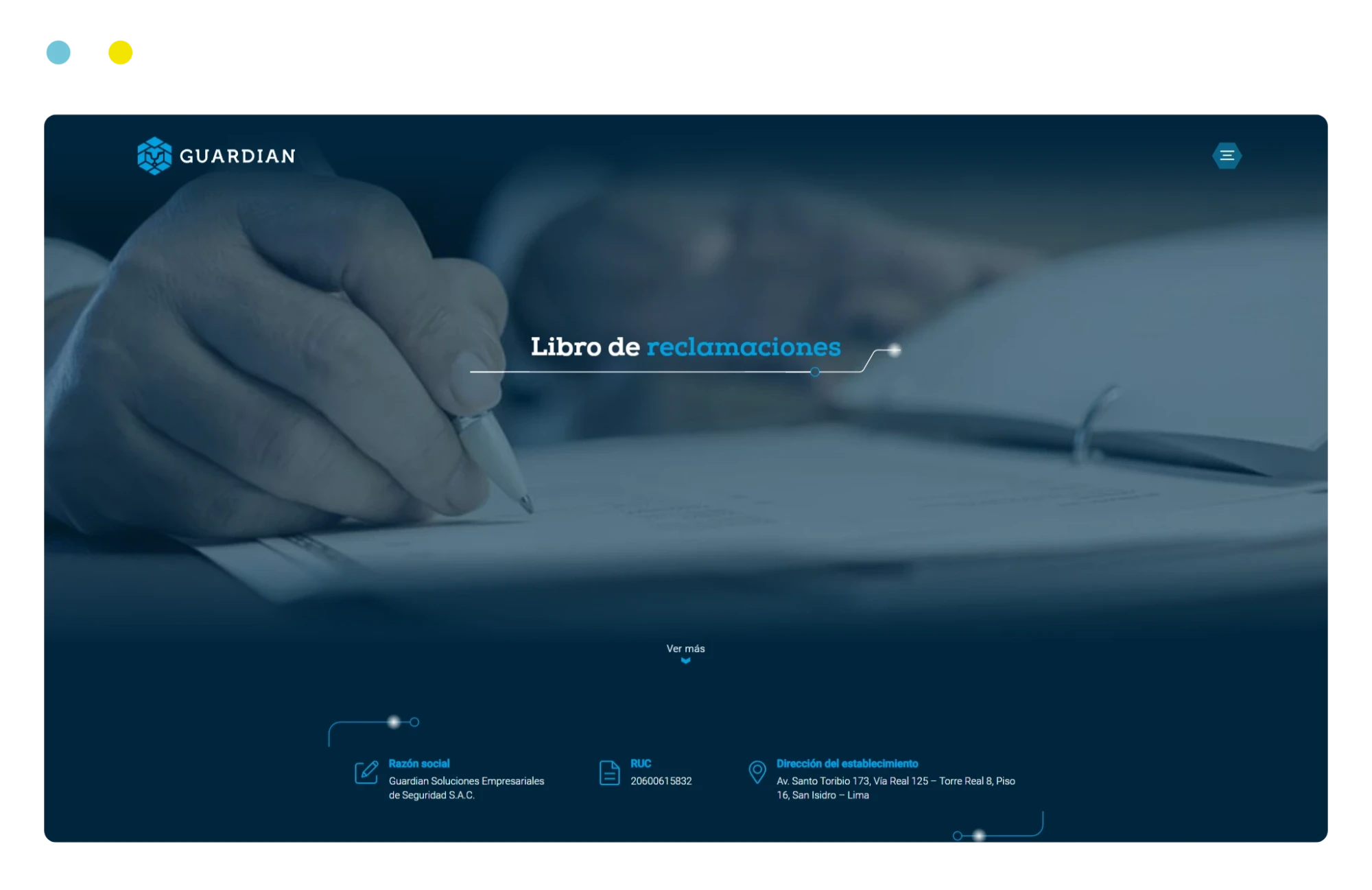 Guardian - Libro de reclamaciones