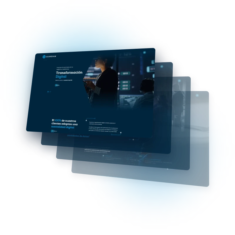 Guardian - Sitio web corporativo WordPress a medida