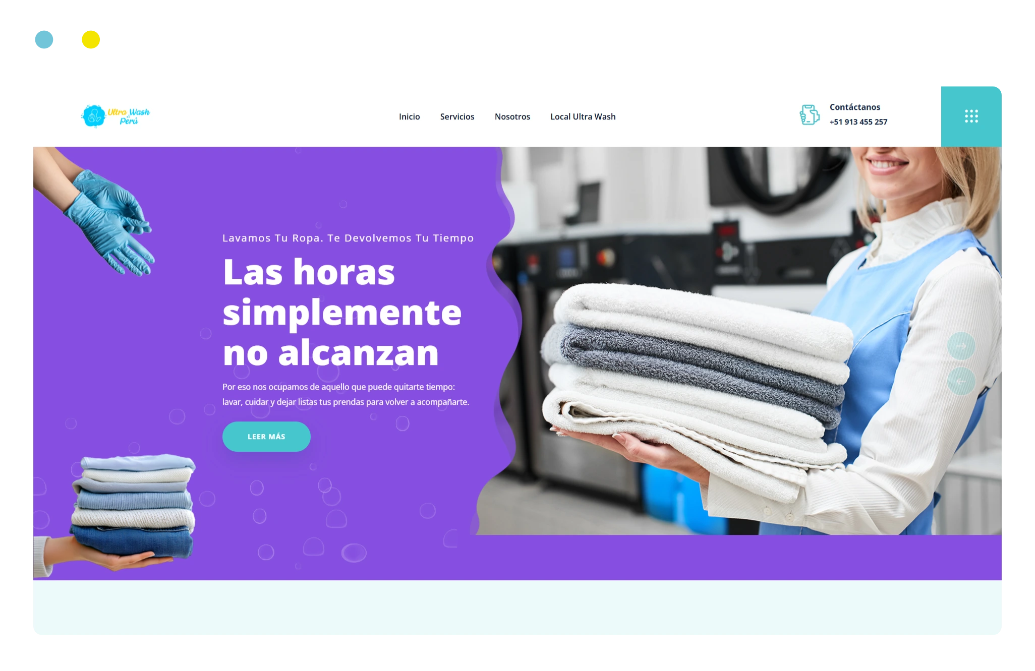 Ultra Wash Perú - Homepage