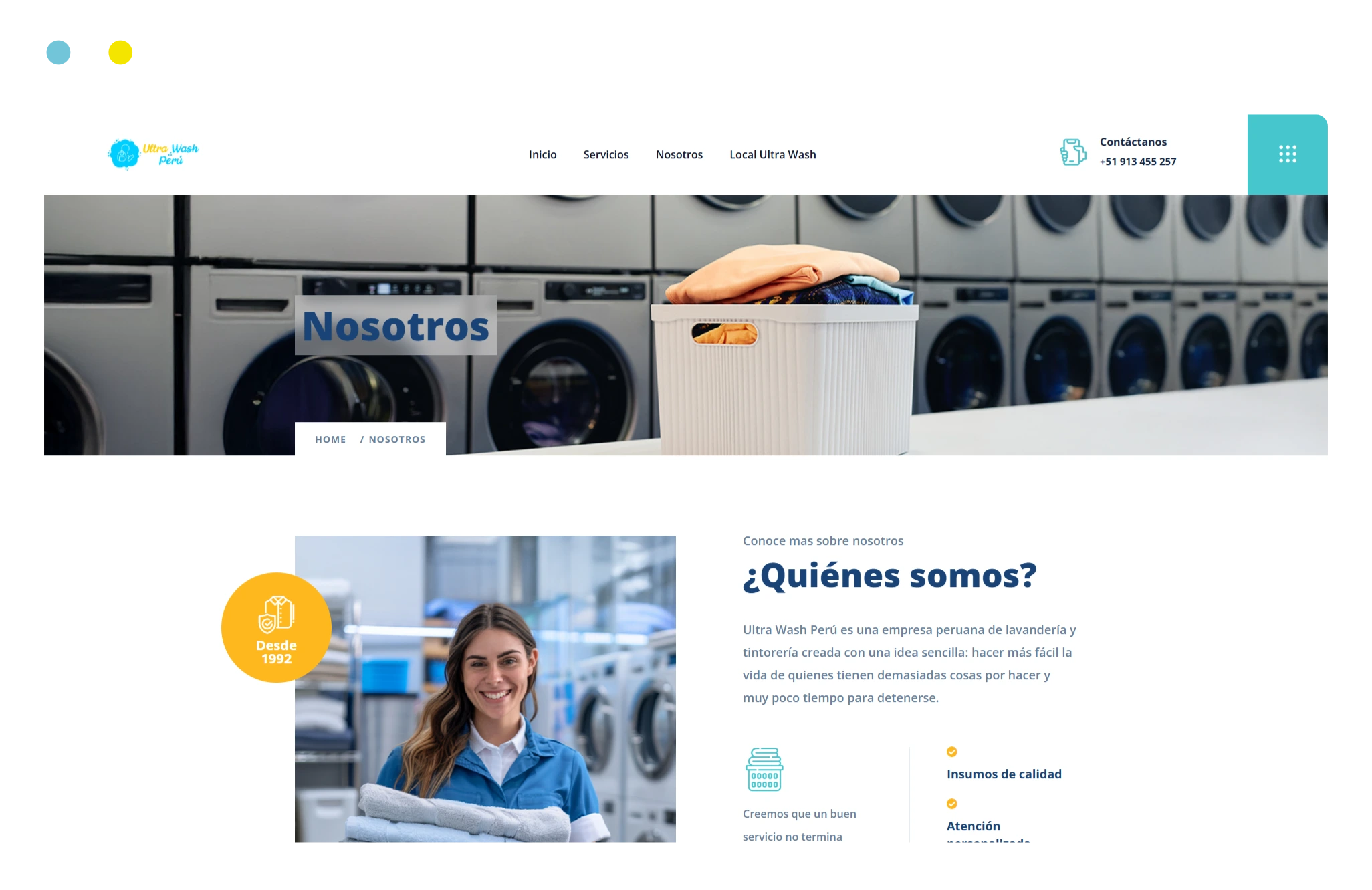 Ultra Wash Perú - Analytics y Meta